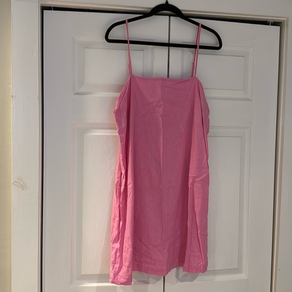 Pink Linen Midi - Picture 2 of 4